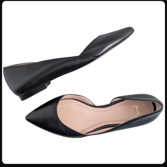Marc Fisher LTD Sunny D'Orsay Pointed Toe Leather Flats Size 5 - Picture 11 of 15